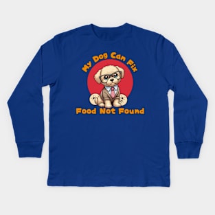 Puppy programmer Kids Long Sleeve T-Shirt